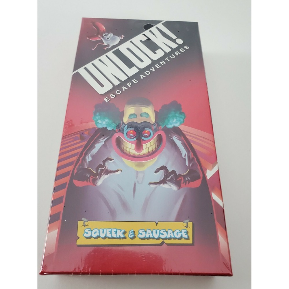 Squeek and Sausage Unlock! Board Game Escape‎ Adventures Asmodee NIB Sealed